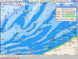 L'écran navigation de Noé